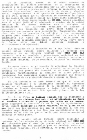 Entrega de la Posesión. Casuística completa